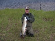 Robbie and a Claunie Pike